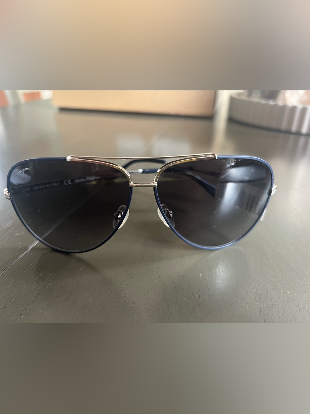 Salvatore Ferragamo SF131S Aviator Sunglasses